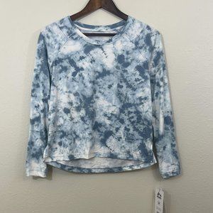 RBX Active Sz M Ultra Soft Cropped Tie Dye Top NWT